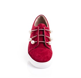 Kırmızı Slip On Sneakers - CARLY