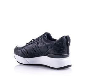 Siyah Deri Spor Ayakkabı - LORETTE