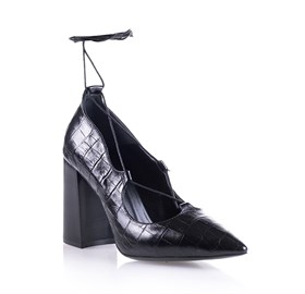 Siyah Topuklu Ayakkabı - LADY