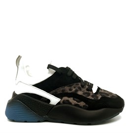 Black Leopar Sneaker - STELLA