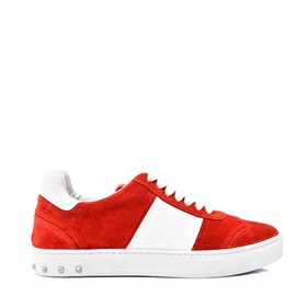 Kırmızı Beyaz Sneaker - VOLANT