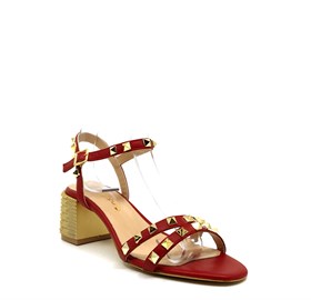 Kırmızı Pimli Sandalet - SABINA