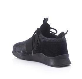 Siyah Deri Spor Ayakkabı - KAMERON