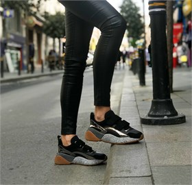 Siyah Sneaker - STELLA