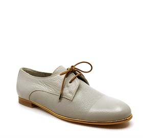 Taş Rengi Deri Ayakkabı- STONE