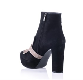 Siyah Platform Ayakkabı - LYNN