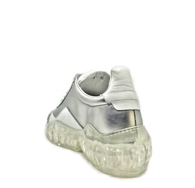 Gümüş Deri Spor Ayakkabı - NORA