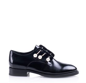 Siyah Flat Ayakkabı - BOND